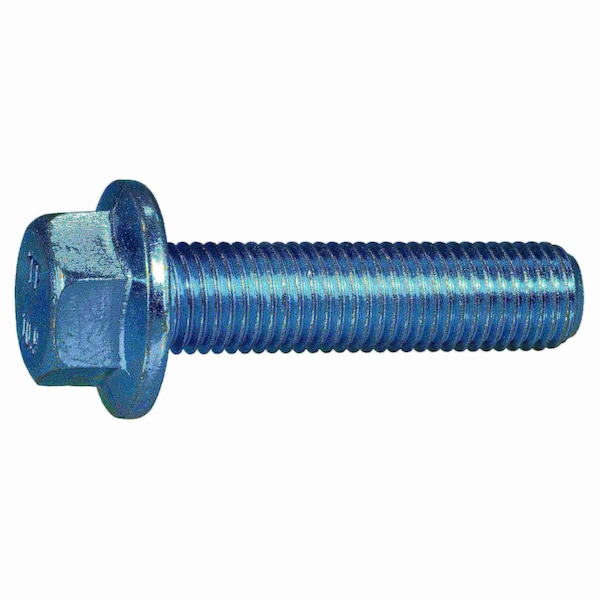 Midwest Fastener Class 10.9, M10-1.25 Flange Bolt, Zinc Plated Steel, 40 mm L, 3 PK 75724 - main